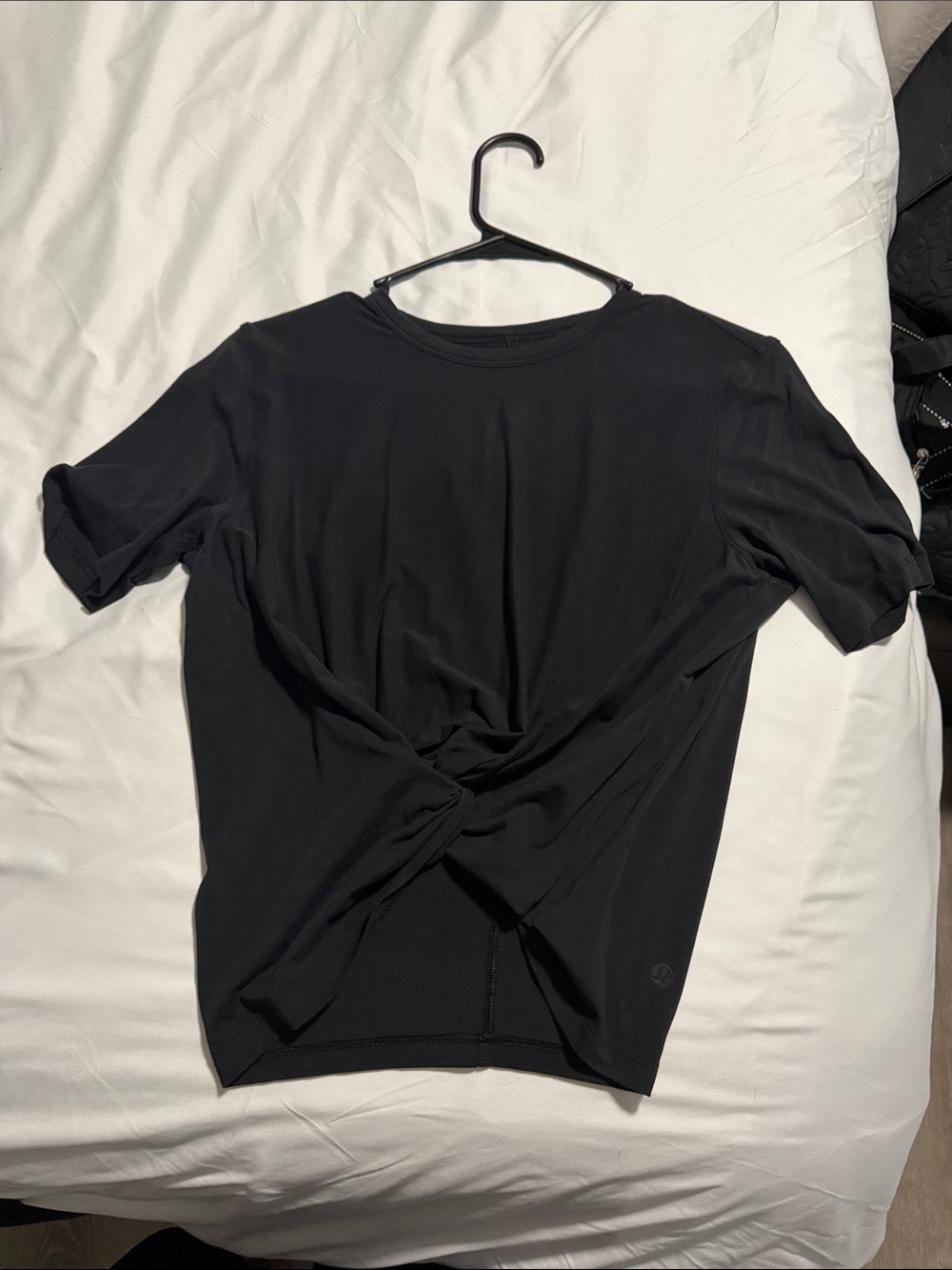 Black Lululemon Short Sleeve Crewneck Shirt